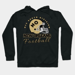 New Orleans Football Vintage Style Hoodie
